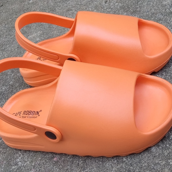 Orange Slingback Slide - Picture 4 of 6